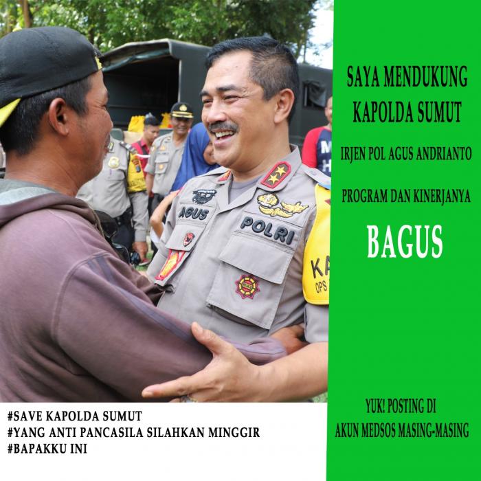 #SaveKapoldaSumut Ramai di Medsos 