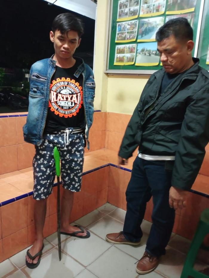 Preman 'Kebun Sayur' Ditangkap Bawa Parang