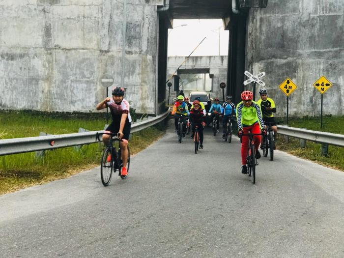 Jaga Stamina, Kombes Yemi Bersepeda 7,2 Km