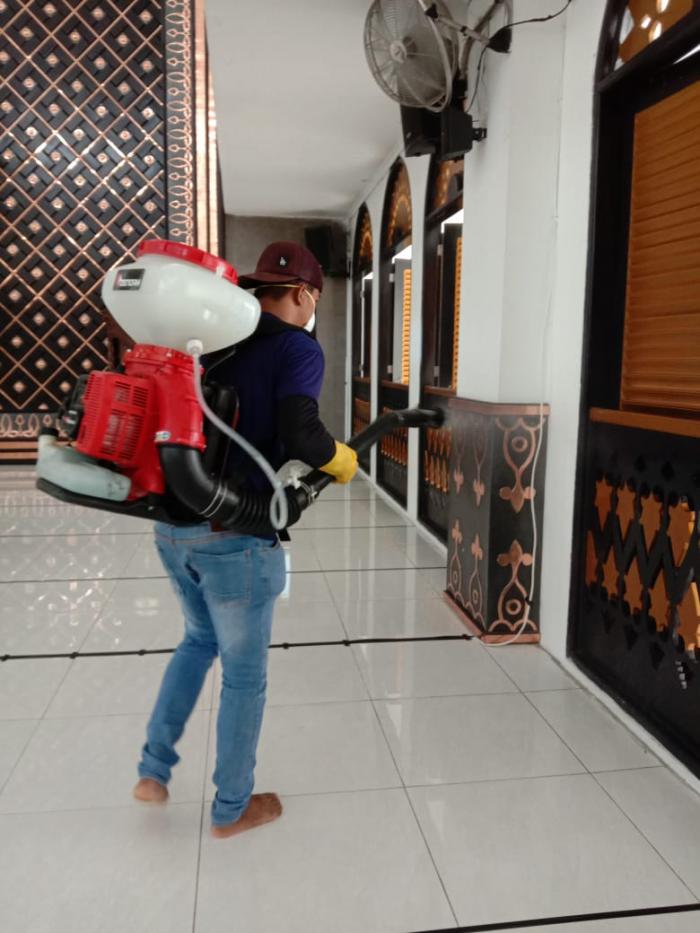 Cegah Covid 19, Pemkab Asahan Lakukan Penyemprotan Desinfektan 