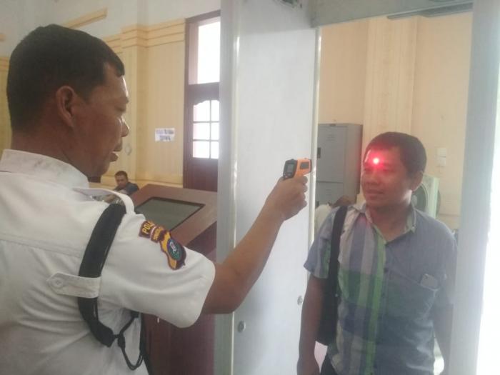 Antisipasi Wabah Corona, PN Medan Terapkan Pengecekan Suhu Tubuh 