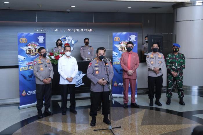 Kapolri Resmi Launching Etle Nasional, 12 Polda Terapkan Tilang Elektronik