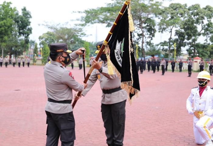 Kapoldasu Terima Pataka Satya Bakti Jaya