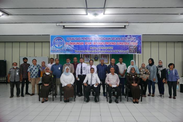 Dirut PDAM Tirtanadi Buka Sosialisasi Pengadaan Barang dan Jasa Secara Elektronik 
