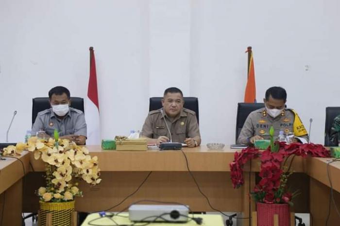 Forkopimda Labuhanbatu Koordinasi Pelaksanaan Pemilihan Suara Ulang 
