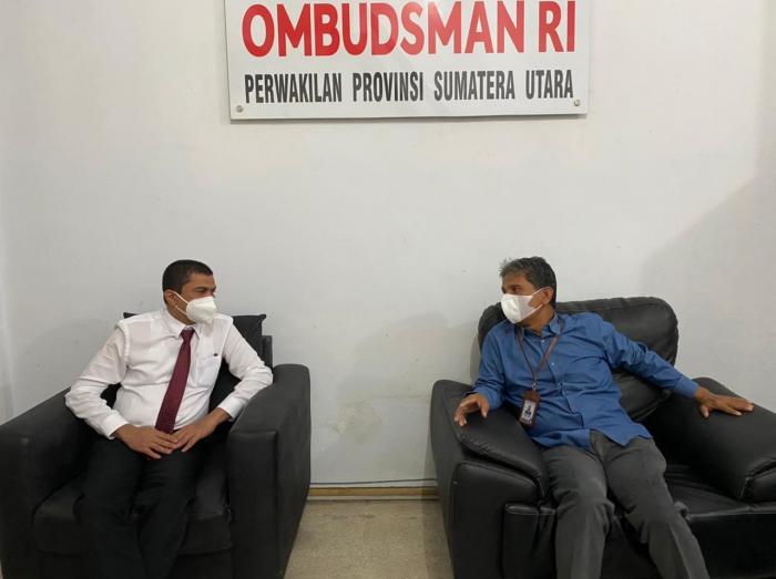 PDAM Tirtanadi Sampaikan Klarifikasi ke Ombudsman RI Perwakilan Sumut 