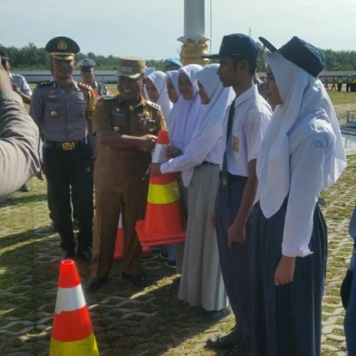 Ini Pesan Kapolres Labuhanbatu ke Pelajar Labusel 