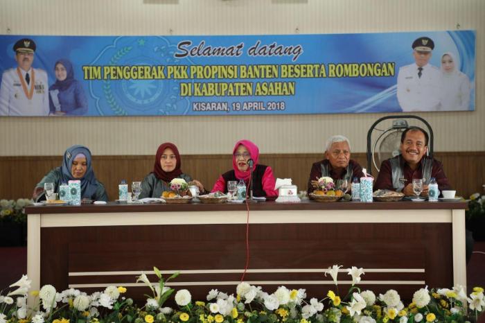 Berbagi Ilmu Kesehatan, TP PKK Banten Ini Berkunjung ke Asahan 