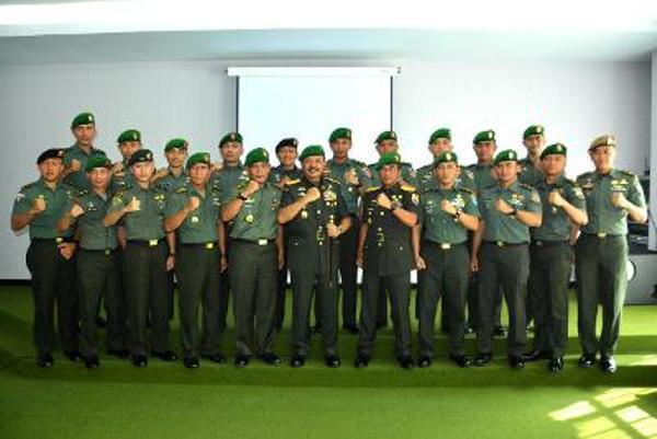 Pangdam I/BB Terima Kunjungan 