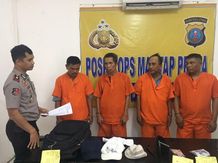 Polsek Patumbak Tembak Tiga Perampok Uzur