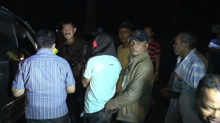 Ditembak Polisi, CRV Bawa Narkoba Nyungsep ke Parit Galian 