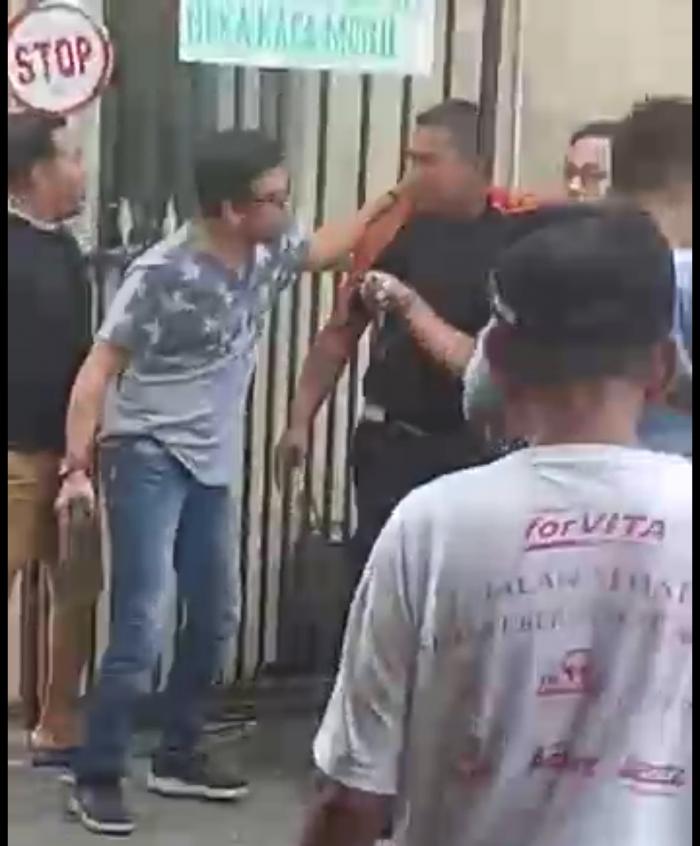 Ini Kronologis Selisih Paham Sekuriti dengan Polisi Narkoba yang Viral di Medsos