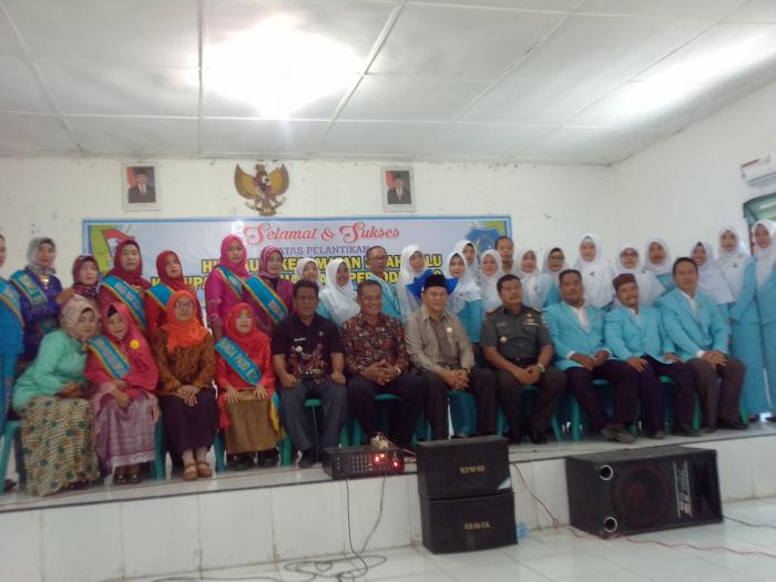 Himpaudi Kecamatan Bilah Hulu Dilantik 