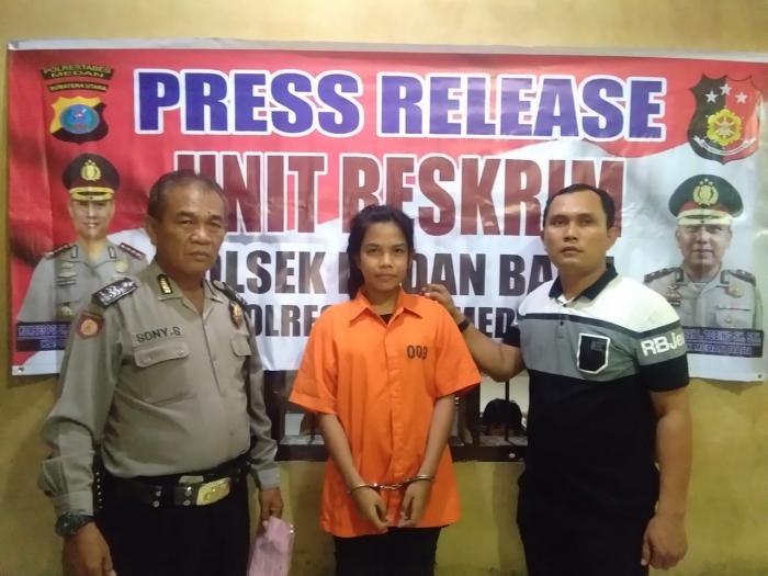 Curi Sepedamotor Teman Kencannya, PSK Ini Diringkus Tim Pegasus Polsek Medan Baru