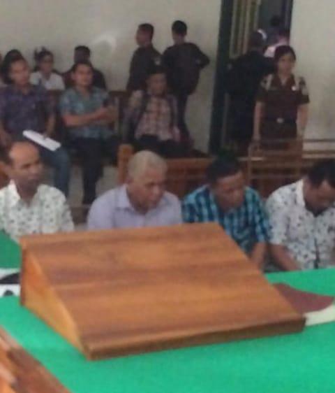 Wakil Ketua dan 3 Anggota DPRD Tapteng Diadili 