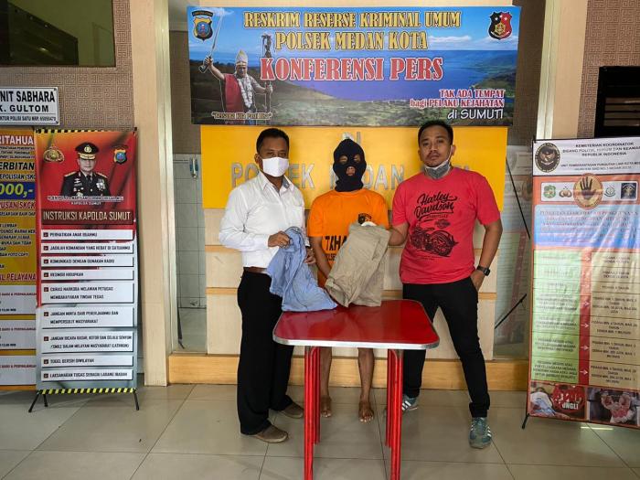 Pemuda Sei Lepan Gelapkan Motor Warga Medan Kota