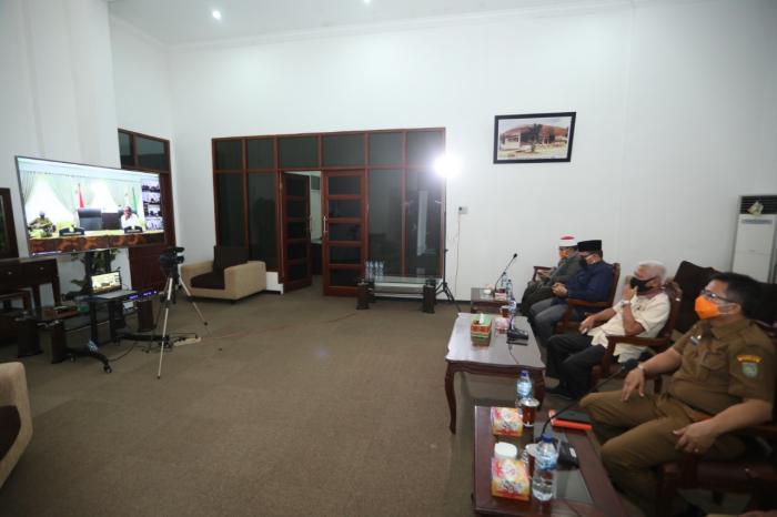 Gubsu Himbau dan Instruksikan dalam Percepatan Penanganan Covid-19 