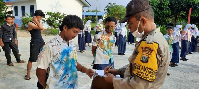 Konvoi dan Corat-coret, 49 Siswa SMP dari Medan Diamankan 