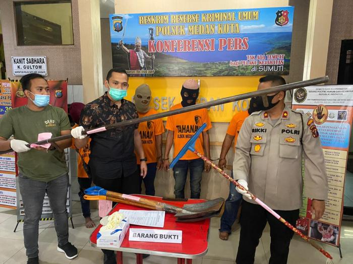 4 Tersangka Pengeroyokan Driver Ojol Diringkus