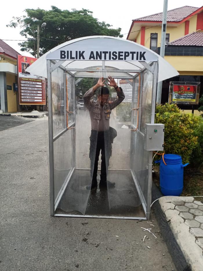 Mapolresta Deliserdang Disterilisasi