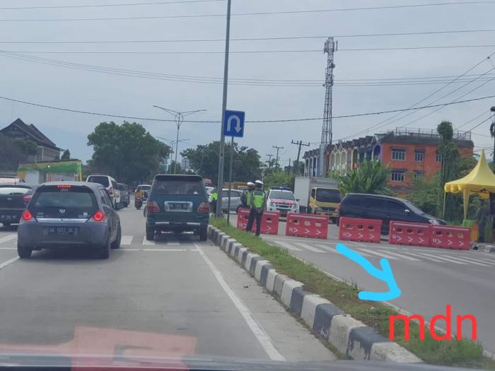 Polisi Jaga Wilayah Perbatasan, Imbau Tidak Mudik