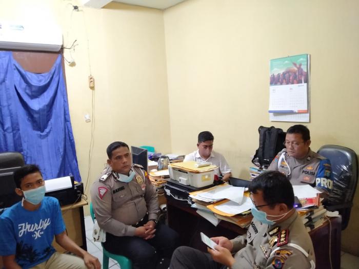 Oknum Polantas Viral Ludahi Pengemudi Yaris Diperiksa Propam 