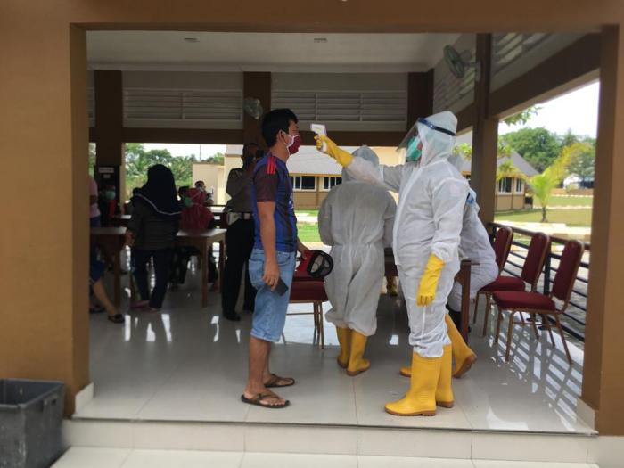 Terkait Ipda DH Terpapar Corona, 19 Personel Polsek Galang Negatif Covid-19