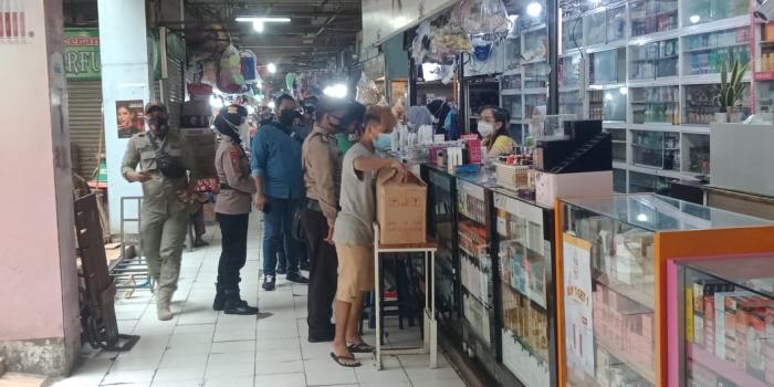 40 Pengunjung Pusat Pasar Terjaring Ops Yustisi