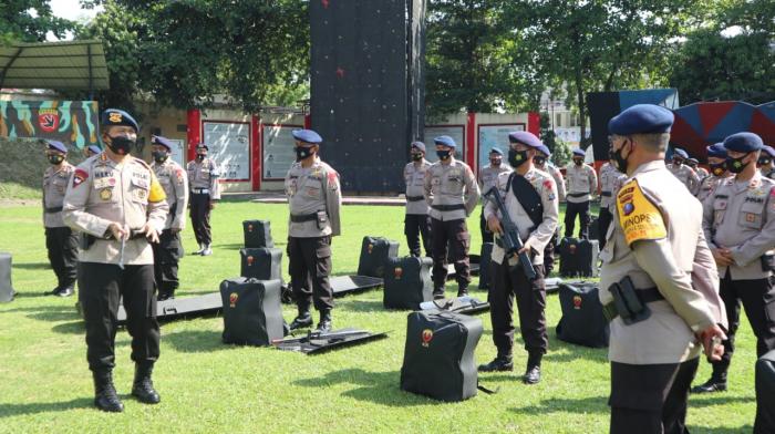 2 SSK Brimob Polda Sumut Disiagakan