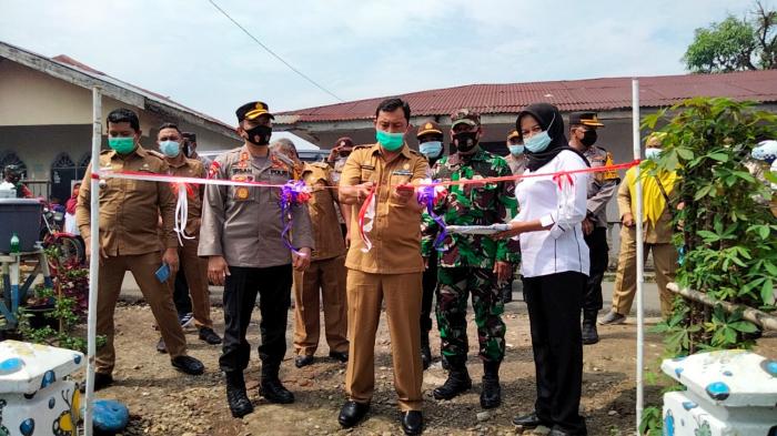 Polsek Patumbak dan 3 Pilar Resmikan Kampung Tangguh