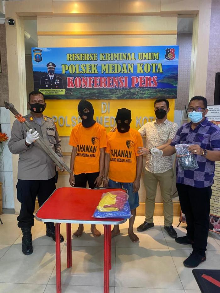 Polsek Medan Kota Tembak Pembobol Toko 