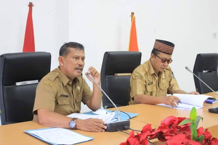 Pemkab Labuhanbatu Laksankan Rakor dengan HNSI, Pertamina, Polisi dan TNI