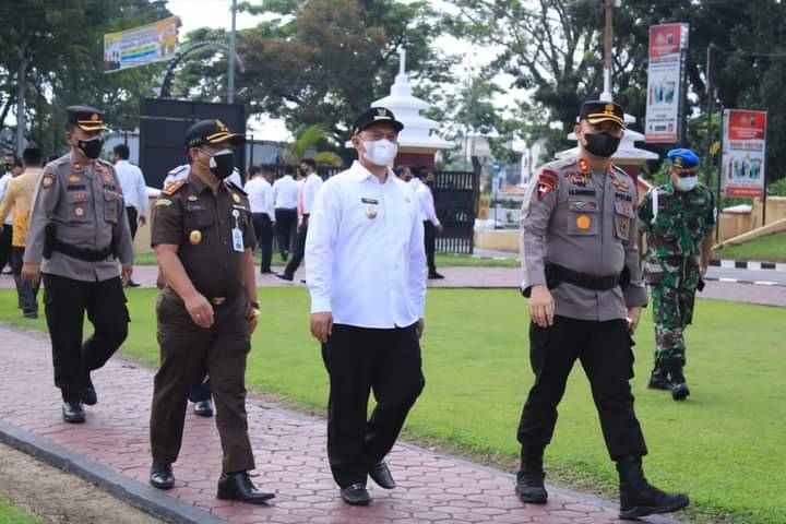 Bupati Labuhanbatu Pimpin Apel Gelar Pasukan Ops 2022