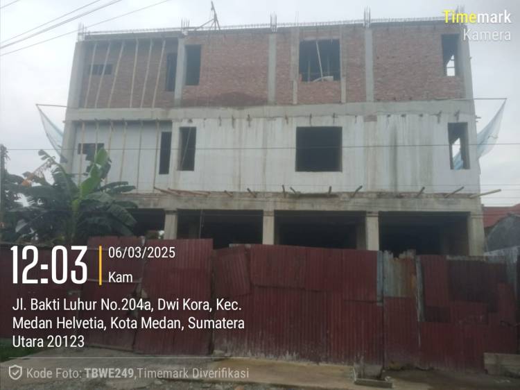 Marak Bangunan Berdiri Tanpa PBG di Kecamatan Helvetia