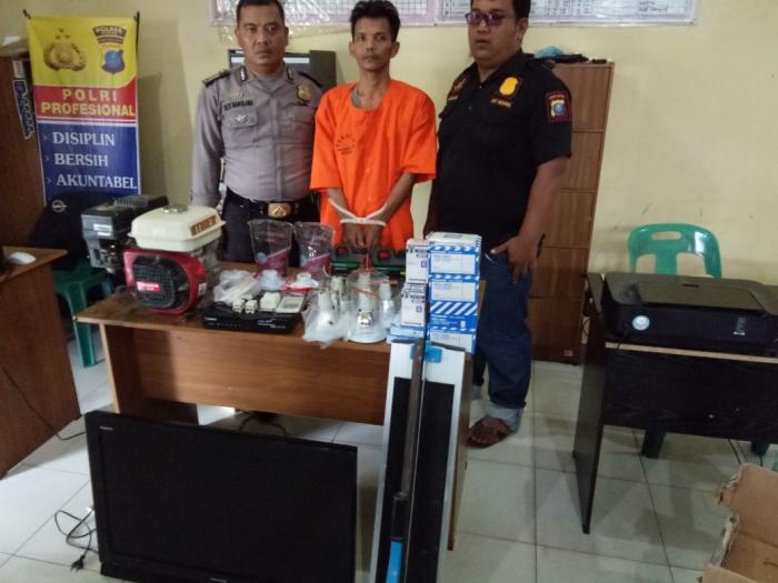 Simpan Hasil Curian di Rumah, Pencuri Bodoh Ini Pun Tidur di Sel