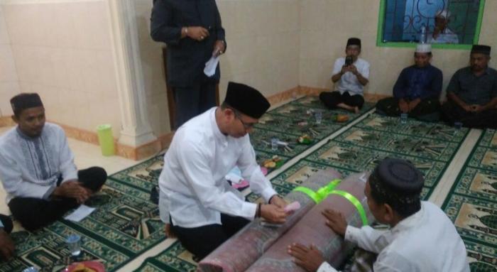 Tim Safari Ramadhan Pemkab Asahan Kunjungi Musola Nur Qomar