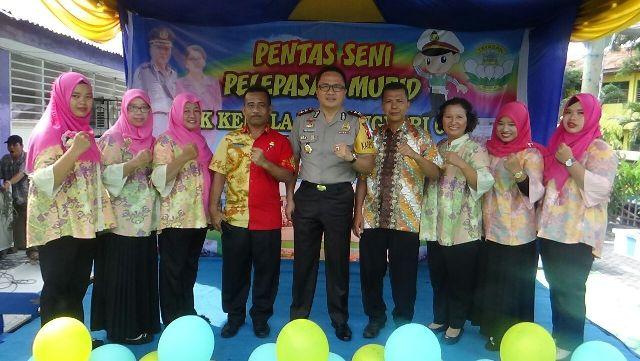 Kapolres dan Kadisdik Asahan Hadir Perpisahan TK Kemala Bhayangkari 08 Kisaran 
