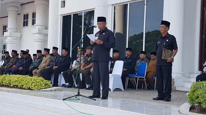 Plt Bupati Asahan Pimpin Upacara Hardiknas