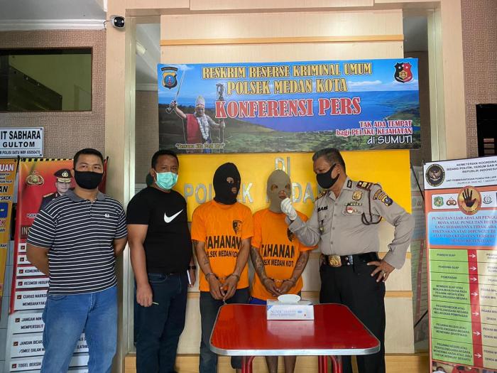 Pemakai Sabu di Jalan Badur Terjun ke Sungai, 2 Diamankan 