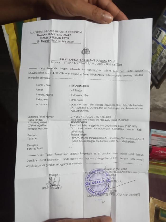 Tidak Bisa Berdagang dan Merasa Terancam, Wak Lobe Polisikan Juang