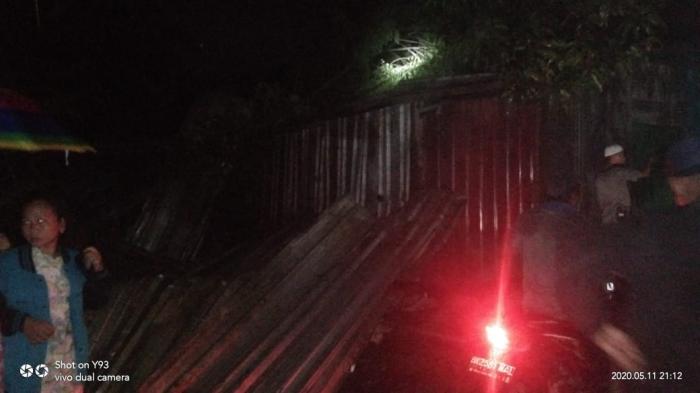 Diterjang Puting Beliung, 10 Rumah di Pantai Labu Luluh Lantak