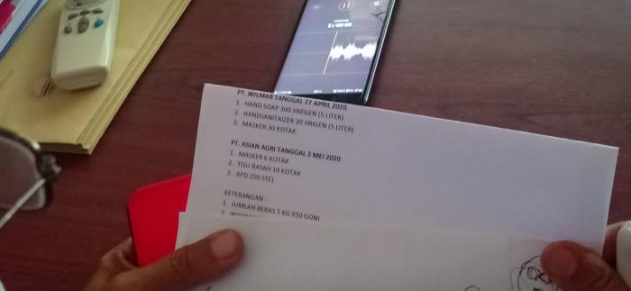 Bantuan Sembako dan APD dari Pihak Swasta Masih Ada di Gudang BPBD