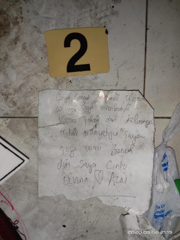 Surat Cinta Ditemukan di TKP Pembunuhan Kompleks Cemara Asri