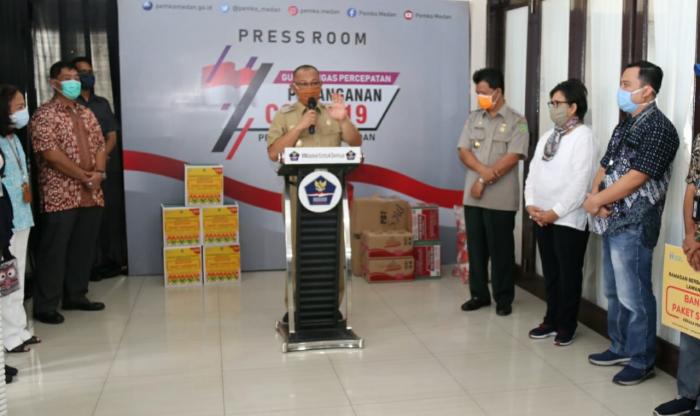 Pemko Medan Kembali Terima Bantuan Sembako 