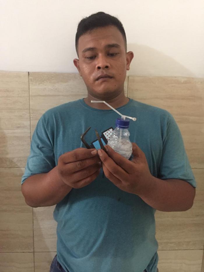 4 Komplotan Pencuri Motor Personel Brimob Diringkus