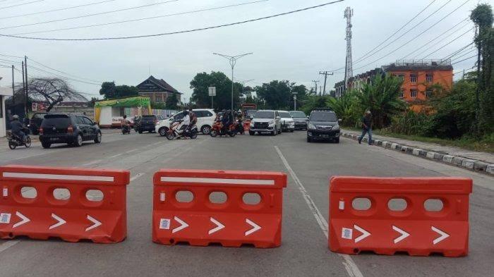 Ini 32 Titik Akses Jalan Ditutup di Medan