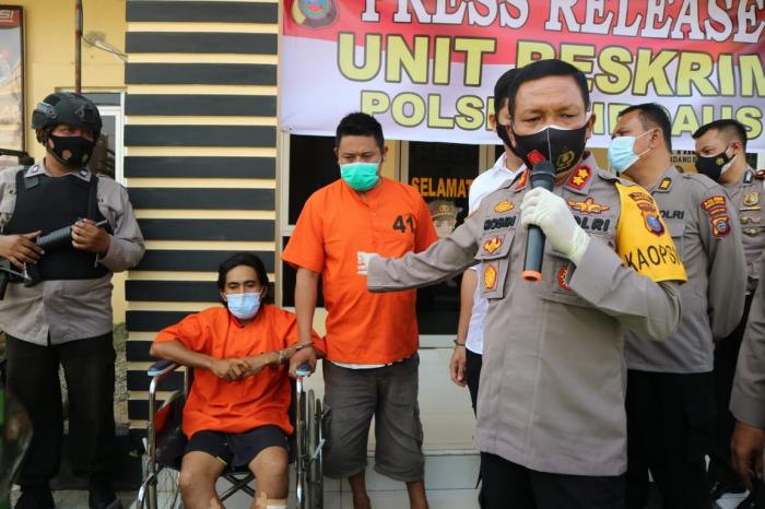 Polres Sergai Tembak Perampok Tewaskan Janda
