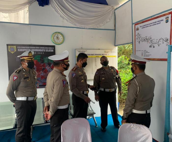 Pamatwil Polda Sumut Cek Perbatasan Sumut-Riau