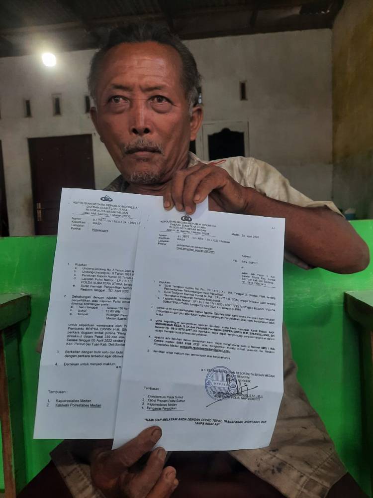 Sekelompk OTK Ancam Supir Traktor dengan Clurit dan Lakukan Pengrusakan