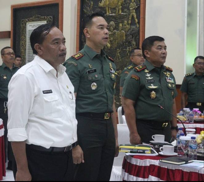 Kodim 0623/Cilegon Gelar Doa Bersama Menjelang Kegiatan TMMD Ke 116